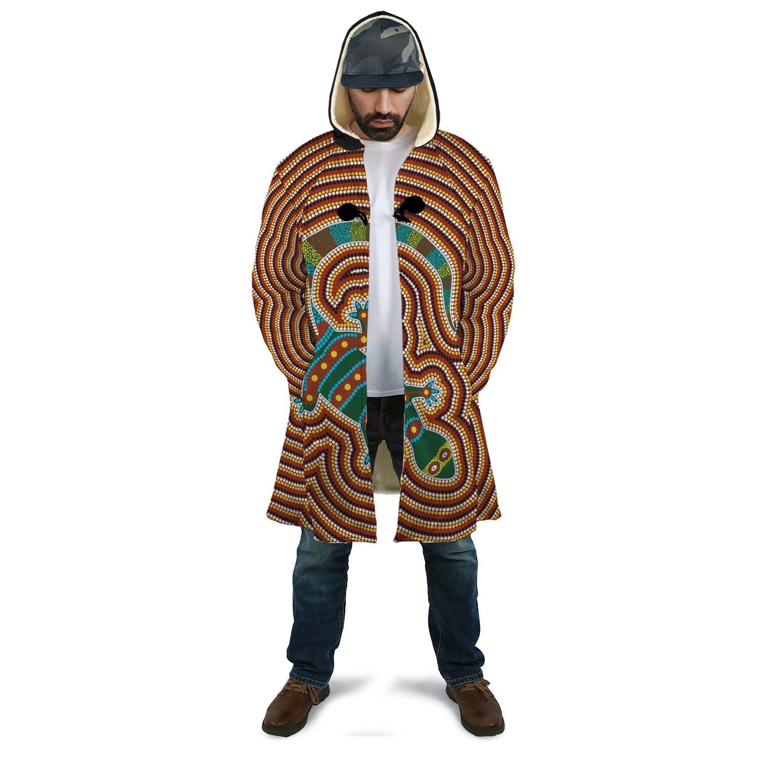 aboriginal-cloak-lizard-dot-painting-patterns