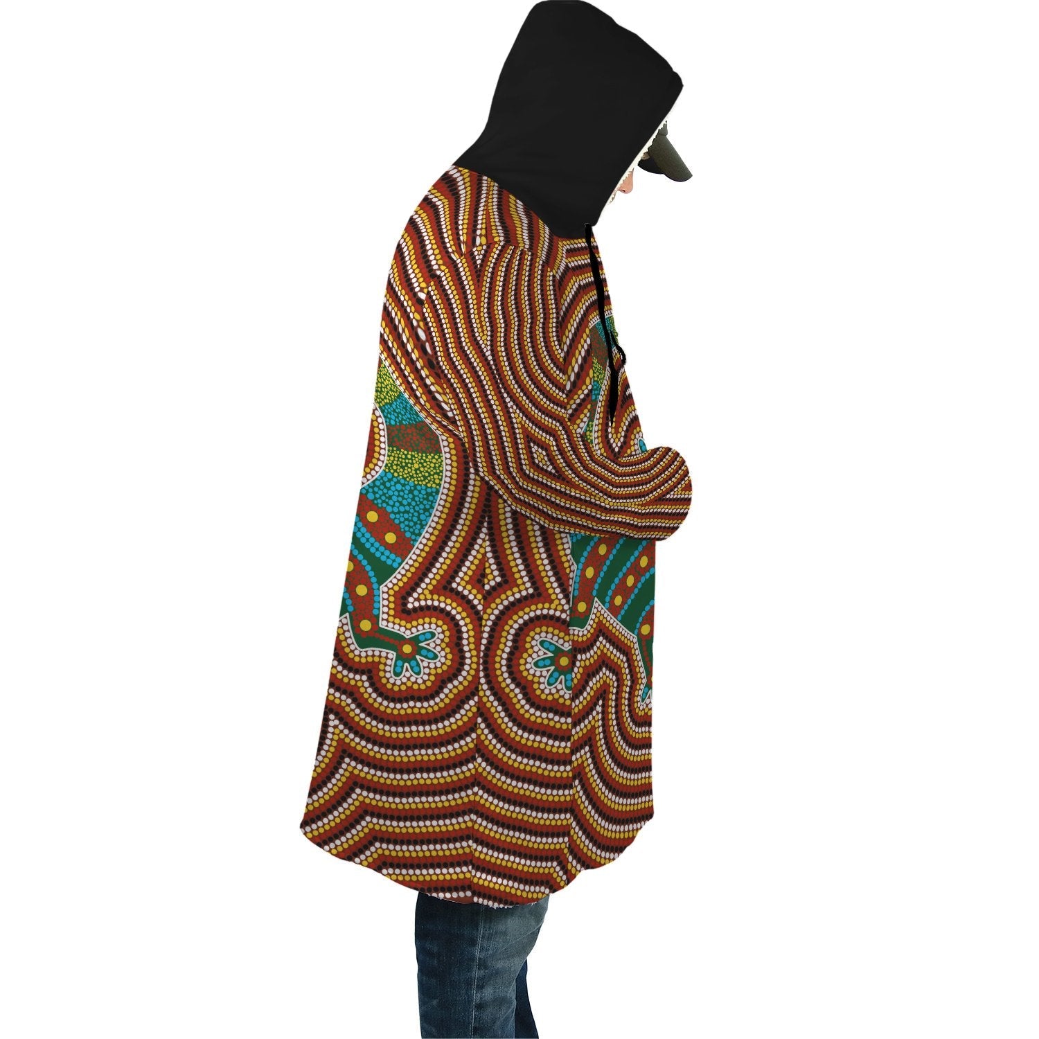 aboriginal-cloak-lizard-dot-painting-patterns