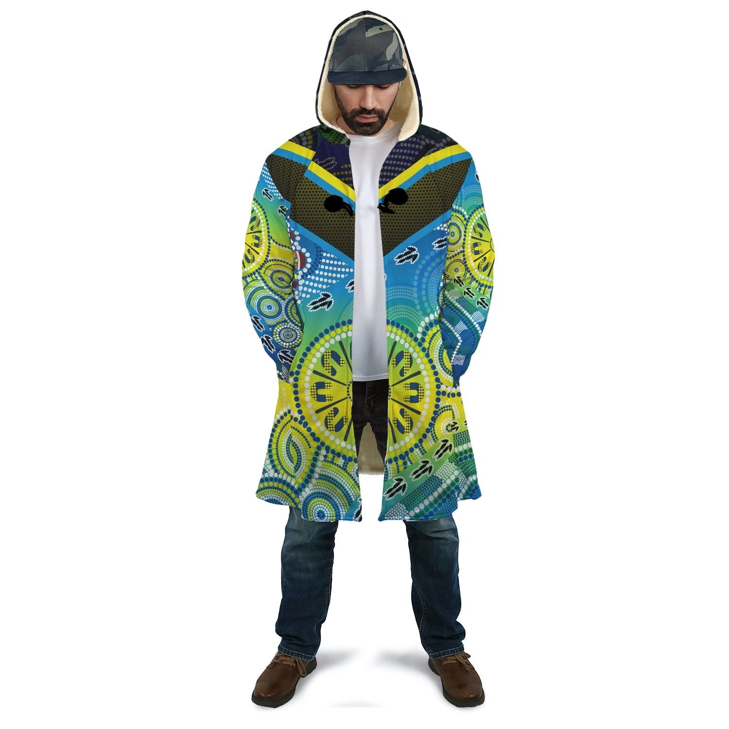 aboriginal-cloak-dot-painting-indigenous-circle-patterns