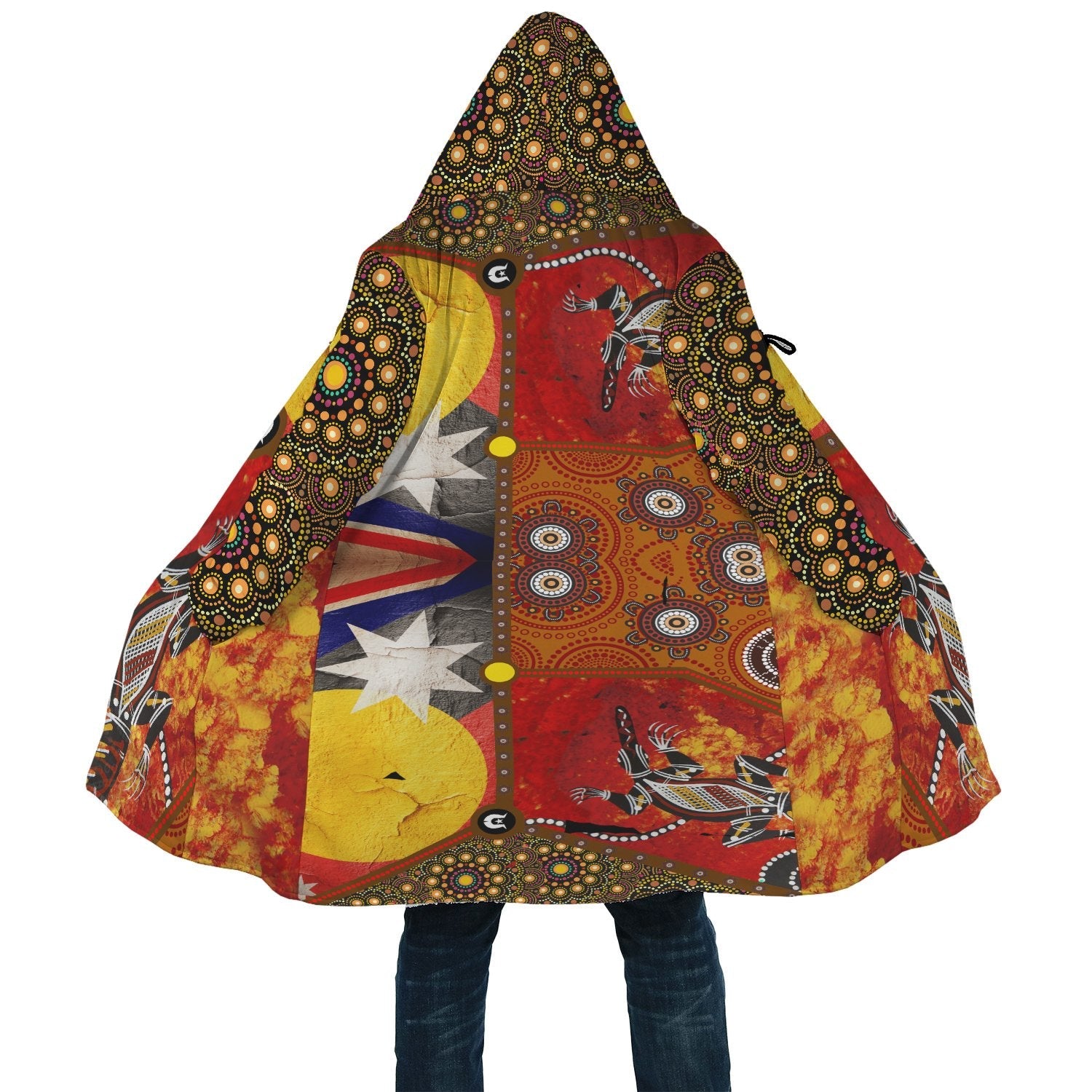 aboriginal-cloak-flags-australia-and-aboriginal-crocodile