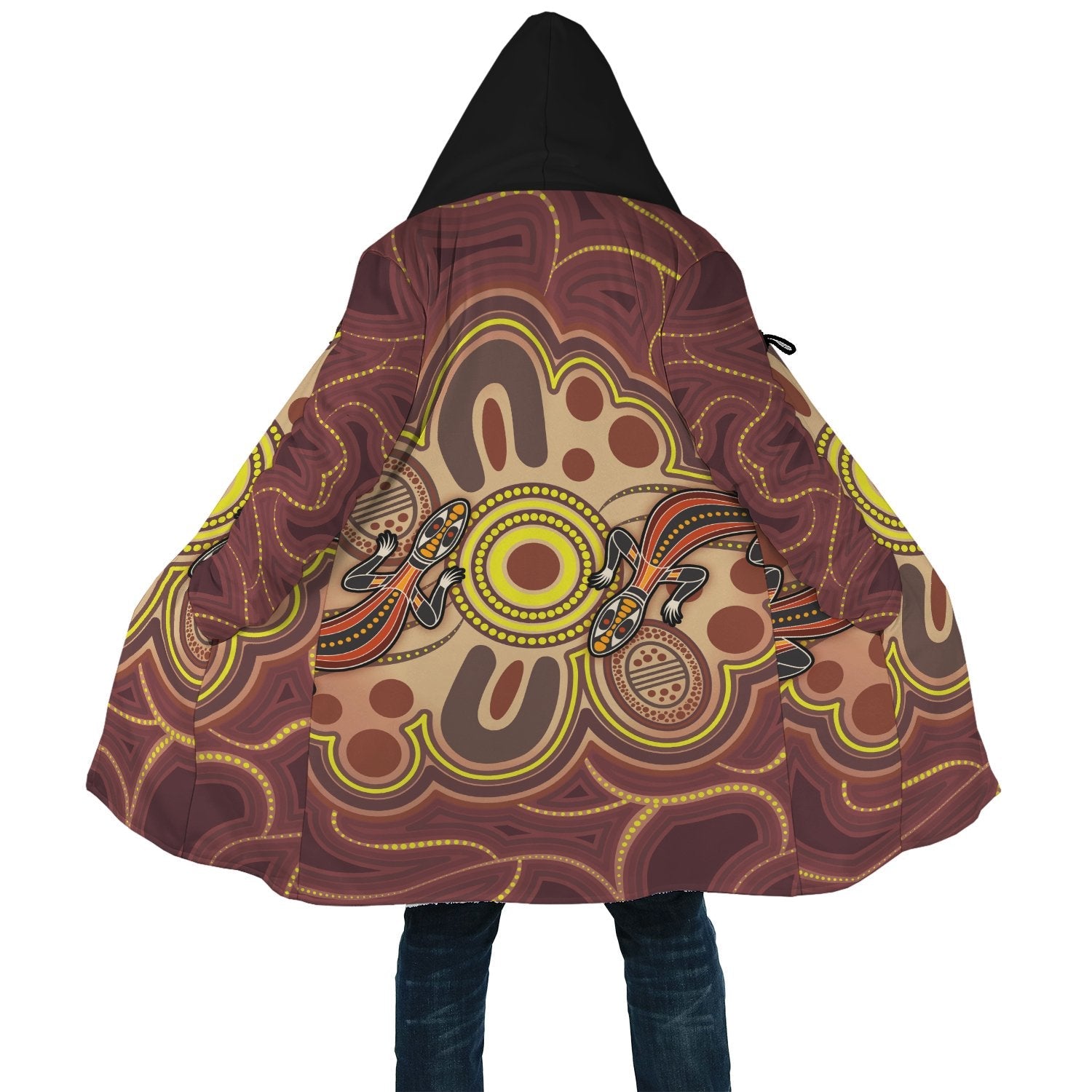 aboriginal-cloak-indigenous-lizard-dot-painting-art