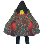 cloak-aboriginal-sublimation-dot-pattern-style-red