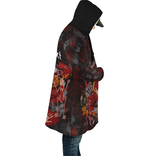 custom-aboriginal-cloak-indigenous-fish-hand-art