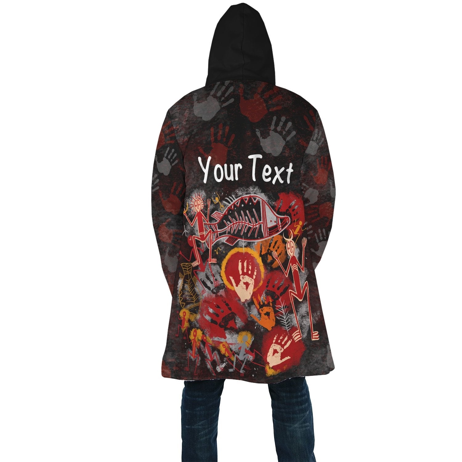 custom-aboriginal-cloak-indigenous-fish-hand-art