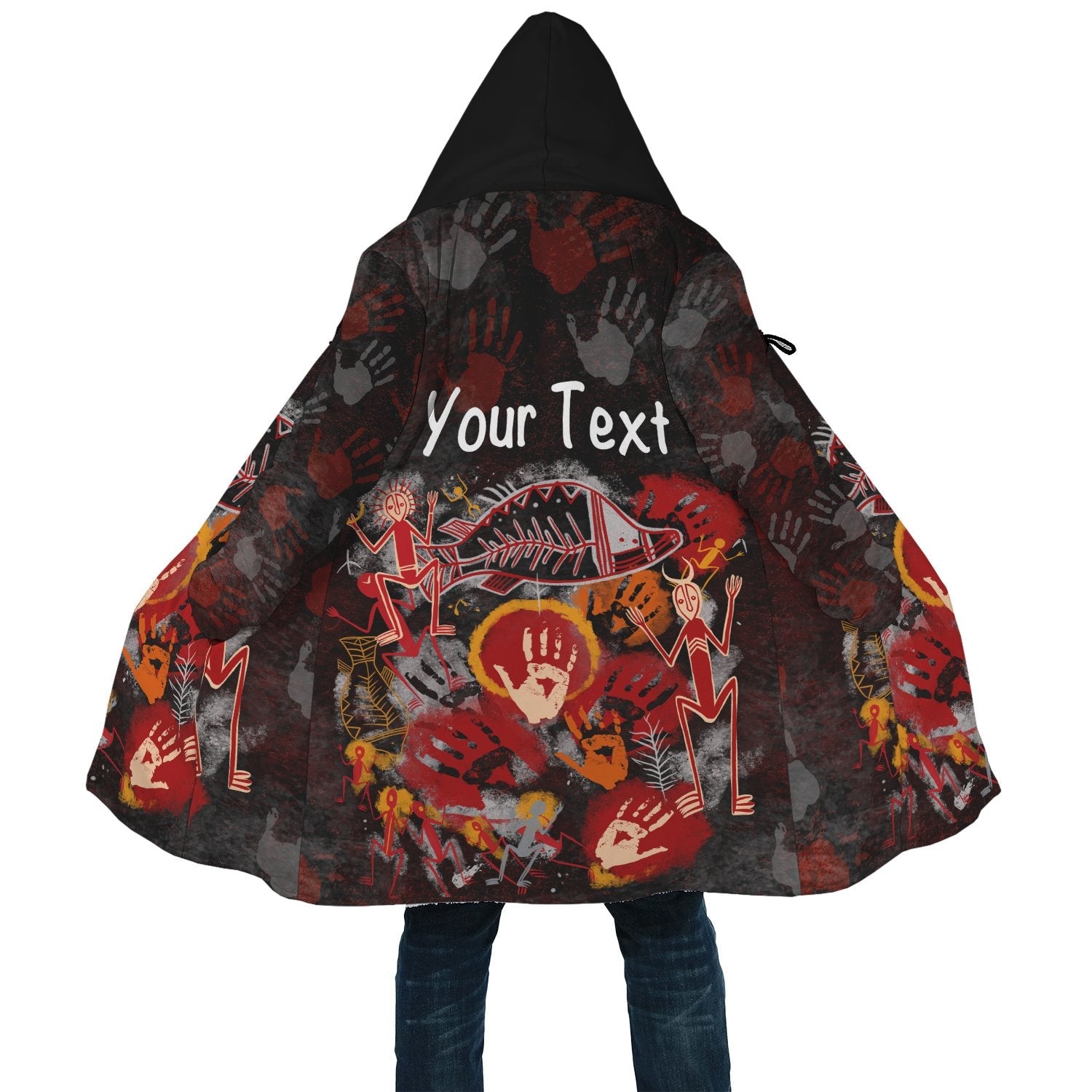 custom-aboriginal-cloak-indigenous-fish-hand-art