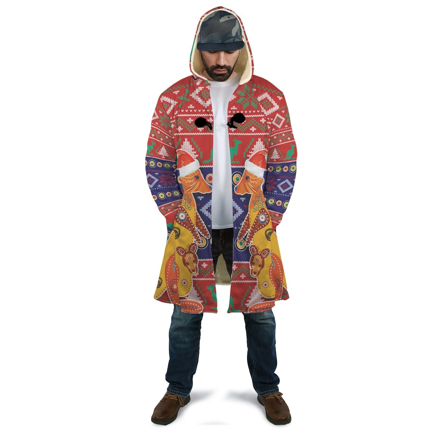 christmas-aop-cloak-mother-kangaroo-in-christmas