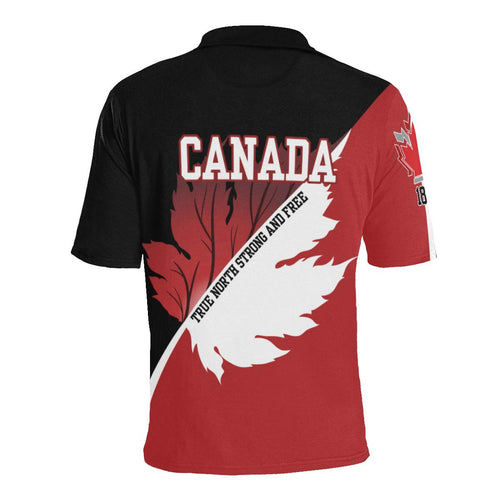 canada-strong-and-free-polo-shirts