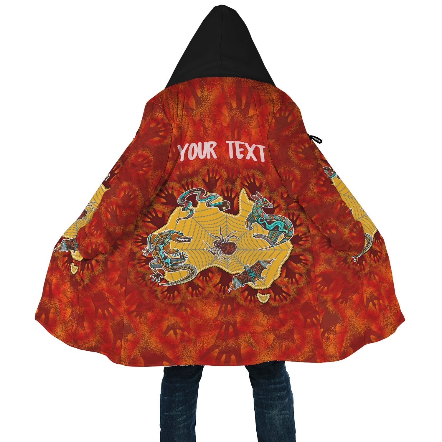 custom-aboriginal-cloak-australia-map-hand-patterns-spider-web