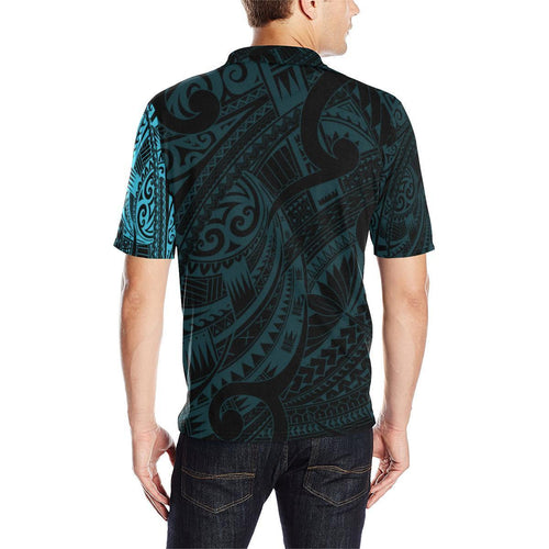maori-tattoo-style-blue-polo-t-shirt