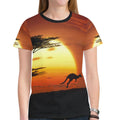 t-shirt-kangaroo-t-shirt-sunset-ver01-unisex