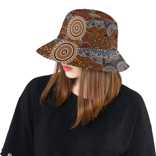 bucket-hat-aboriginal-dot-painting-hat-ver06