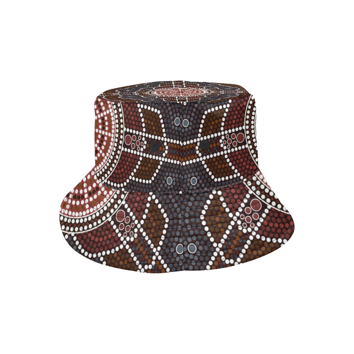bucket-hat-aboriginal-dot-painting-hat-ver03
