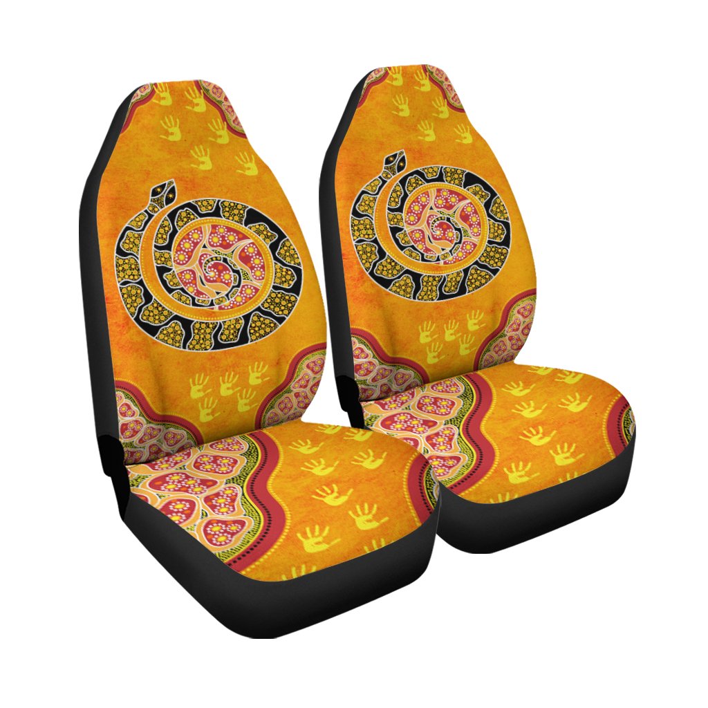 car-seat-cover-aboriginal-unique-style-snake-orange-color-2021