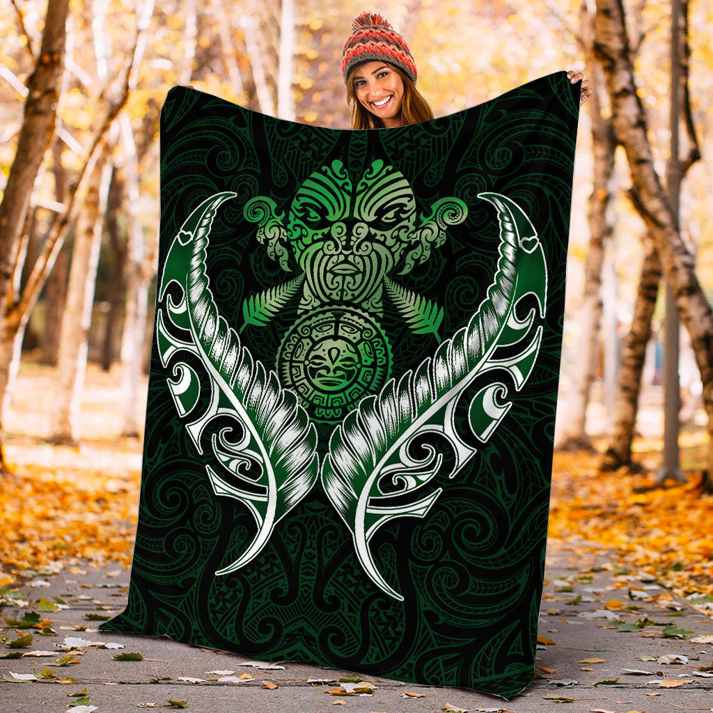 new-zealand-silver-fern-blanket-green