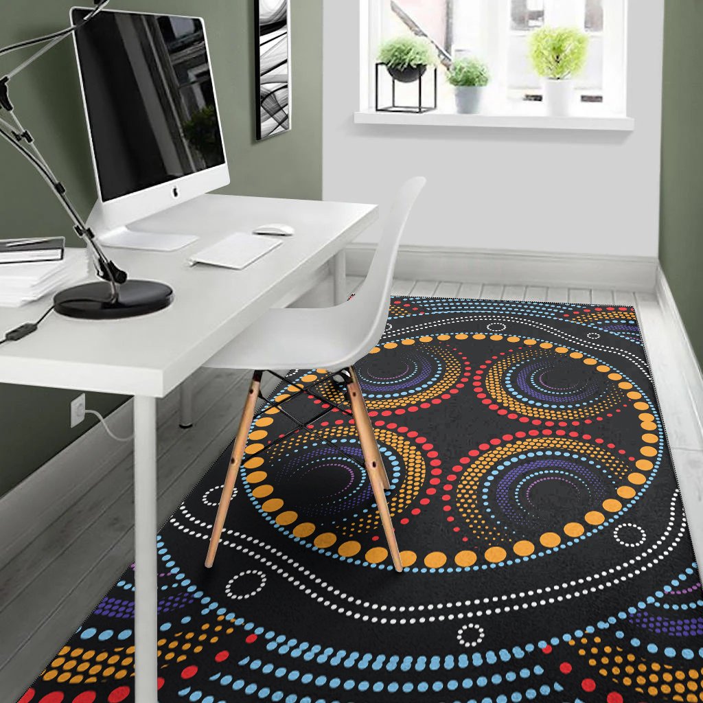 aboriginal-area-rug-dreamtime-dot-painting-aboriginal-style