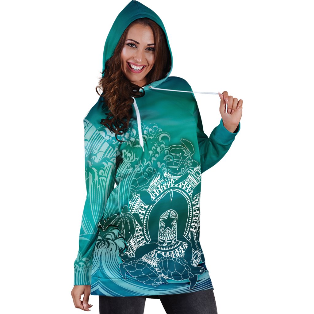 aboriginal-hoodie-dress-torres-strait-islands-in-wave
