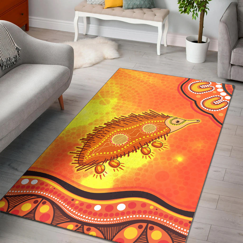 echidna-aboriginal-area-rug-australian-animal