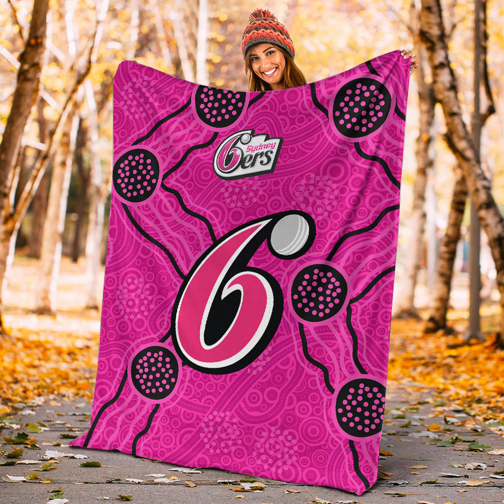 sydney-sixers-blanket-aboriginal-dot-painting