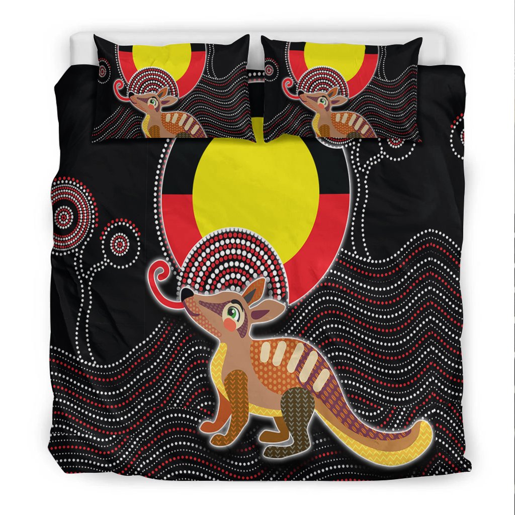 aboriginal-bedding-set-numbat-with-aboriginal-flag