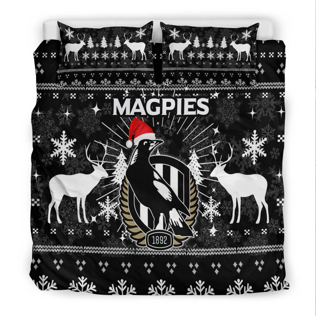 collingwood-magpies-bedding-set-christmas-ugly-style