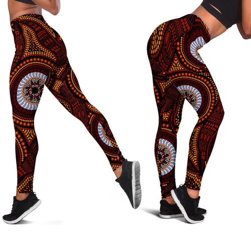 aboriginal-womens-leggings-aboriginal-human-dot-painting-art