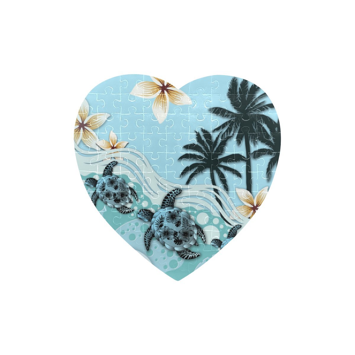 new-zealand-jigsaw-puzzle-blue-turtle-hibiscus