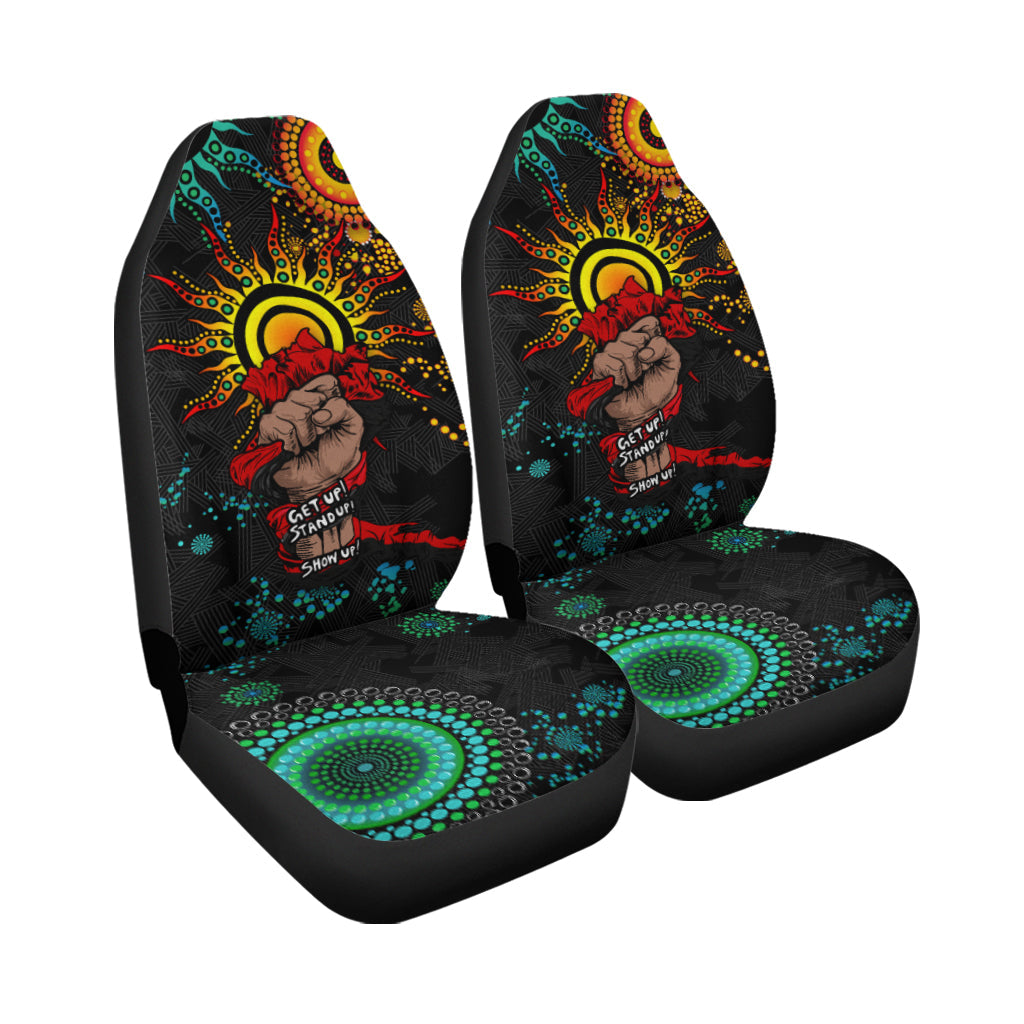 NAIDOC Week 2022 Aboriginal Art Unique Car Seat Covers - LT12