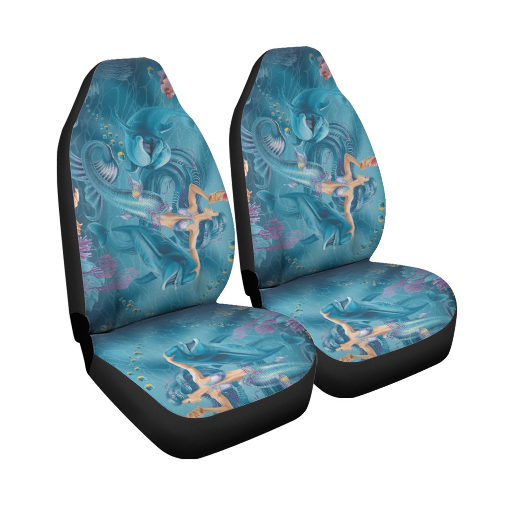 car-seat-cover-australia-beautiful-mermaid-with-dolphin