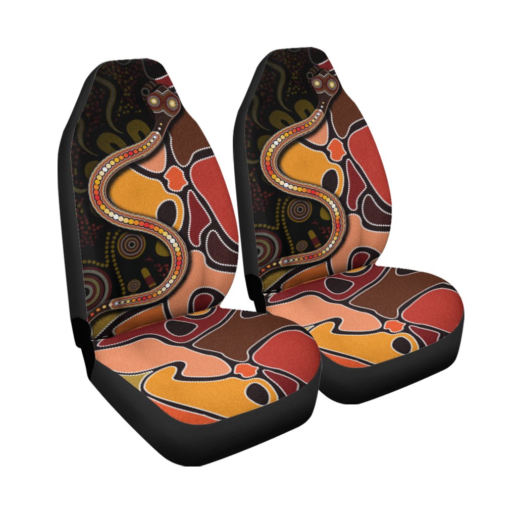 car-seat-cover-aboriginal-snake-with-dot-painting