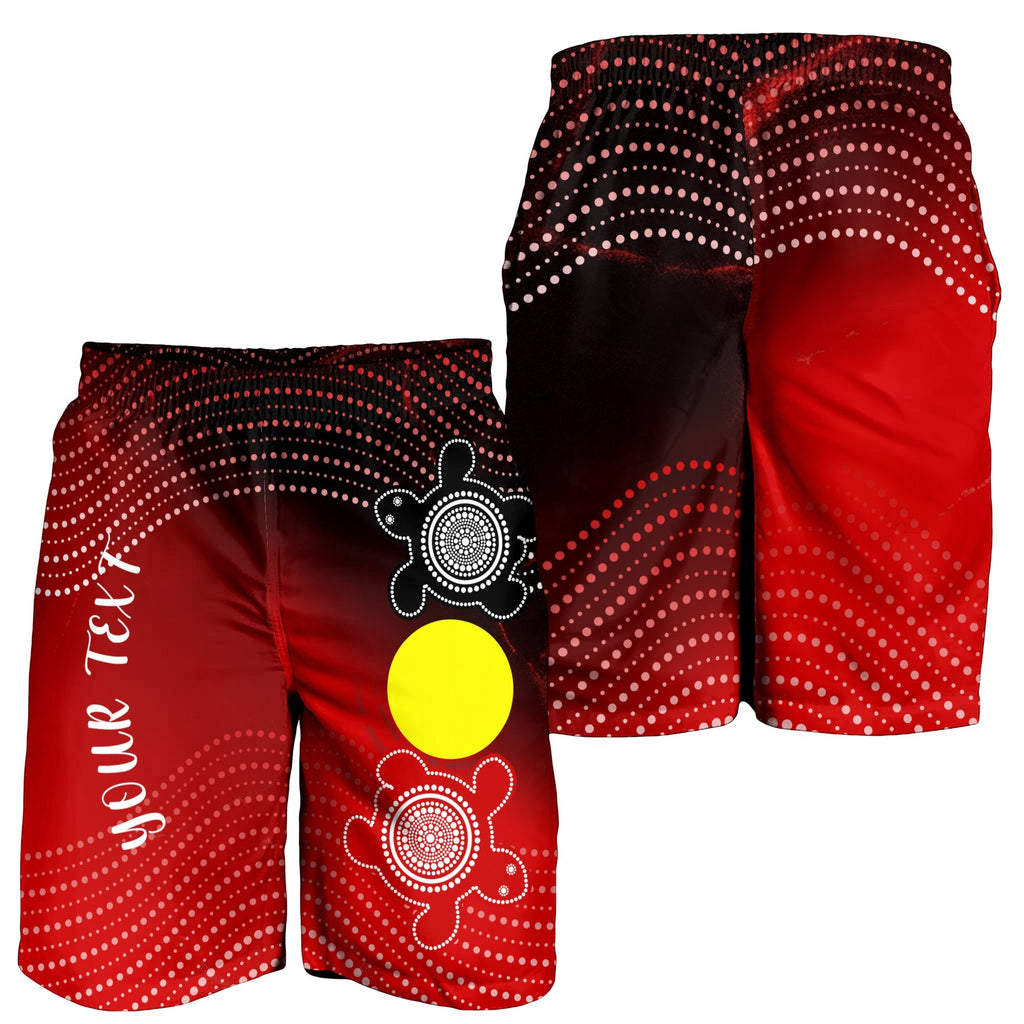 custom-aboriginal-mens-shorts-indigenous-circle-dot-painting-style