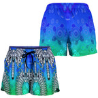 Women Short - Turtle With Dhari Mask Ver 02 - Vibe Hoodie