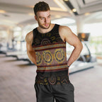 men-tank-snake-dot-panting-art