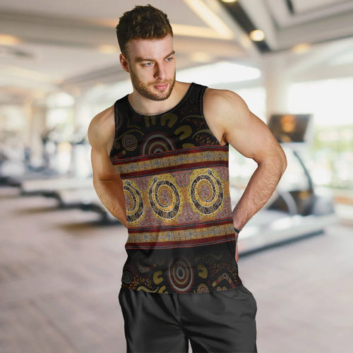 men-tank-snake-dot-panting-art