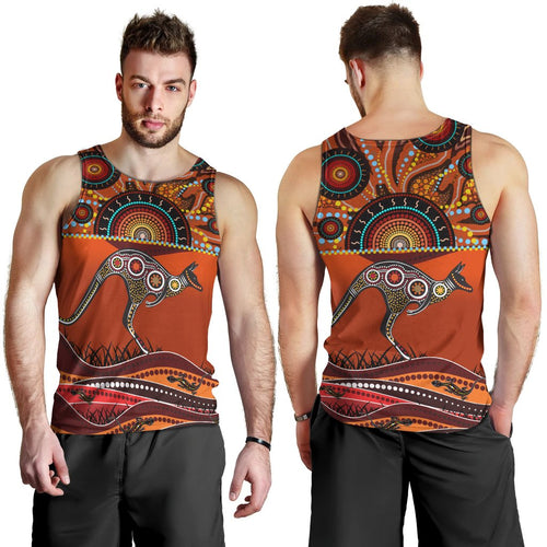 aboriginal-mens-tank-top-kangaroo-with-dot-painting