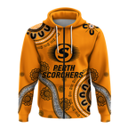 Perth Scorchers Aboriginal Art Cricket 2022 Hoodie - LT12