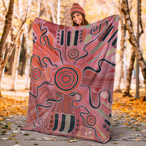 aboriginal-premium-blanket-indigenous-footprint-landscape