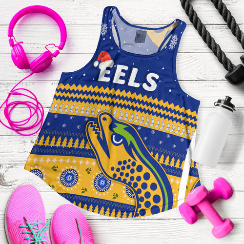 eels-unique-women-racerback-tank-merry-christmas-parramatta