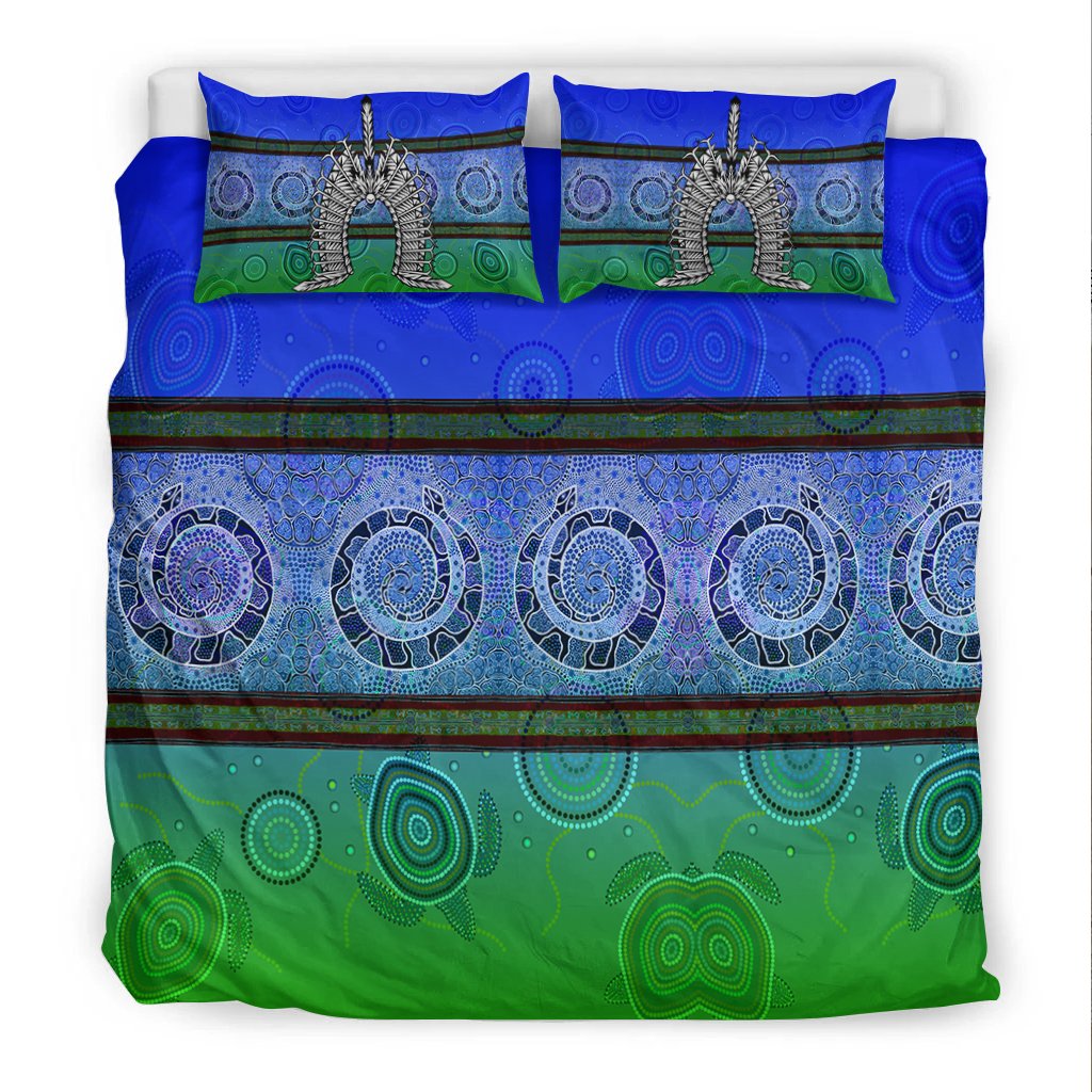 bedding-set-turtle-with-dhari-mask-snake-patterns