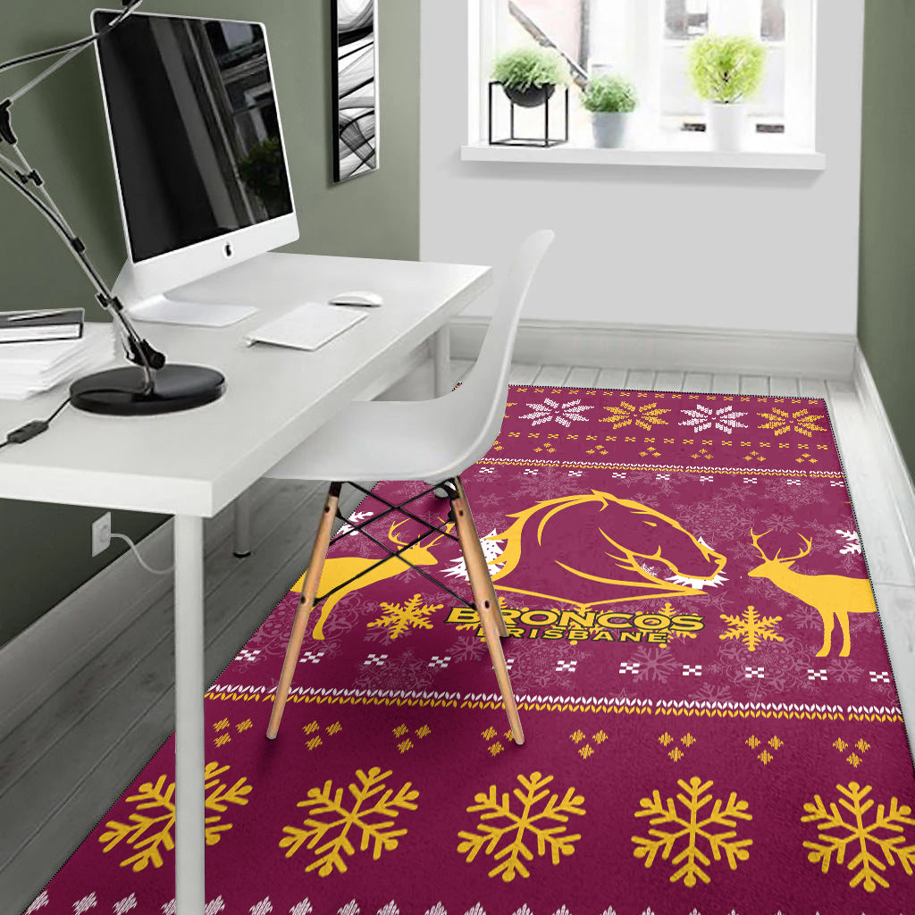 brisbane-broncos-area-rug-christmas-ugly