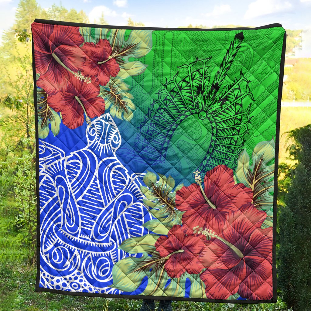 torres-strait-islanders-quilt-ocean-hibiscus