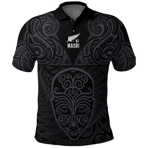aotearoa-polo-shirt-maori-manaia-warrior-silver-fern