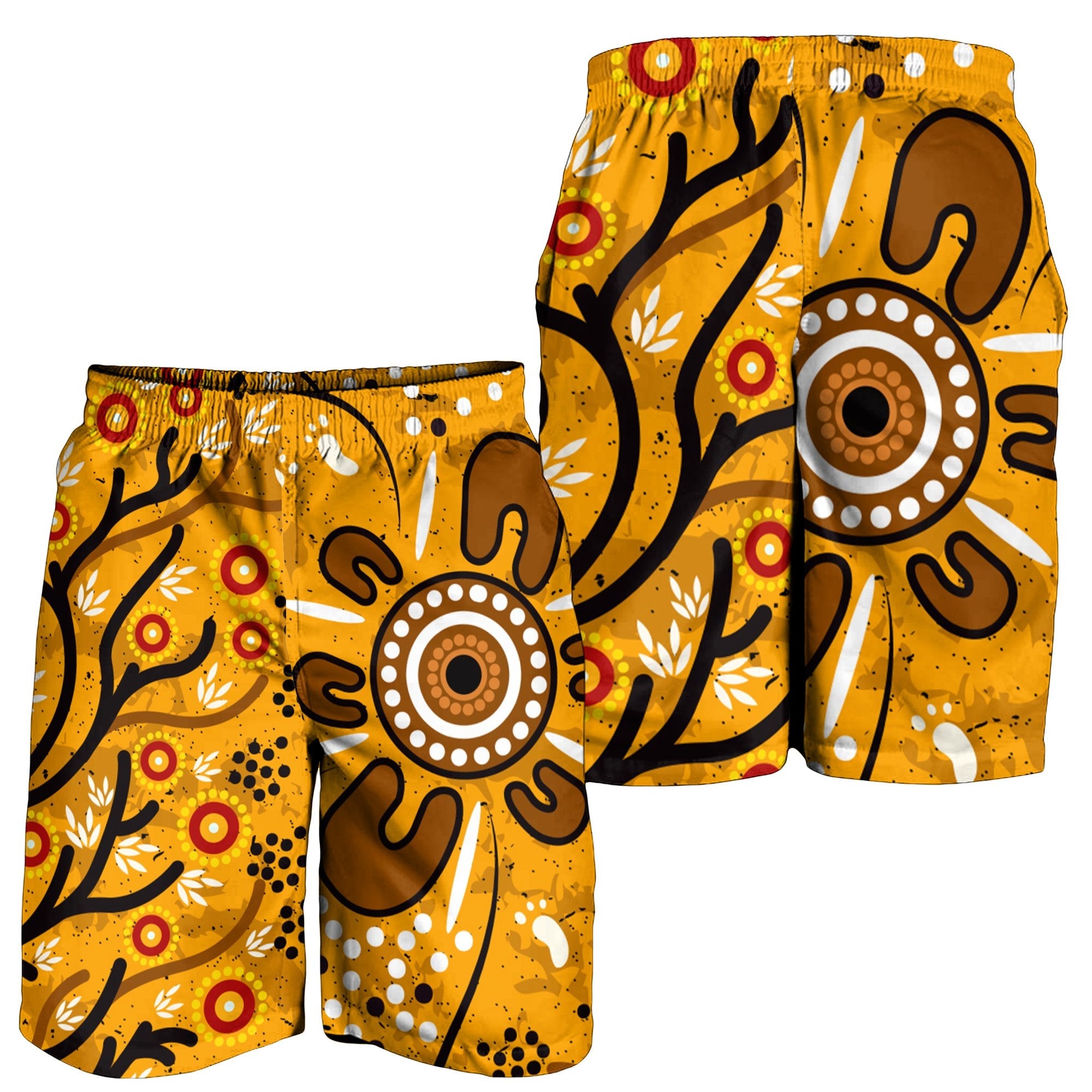 men-shorts-aboriginal-art-in-spring-style