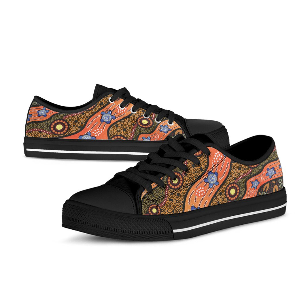 high-top-aboriginal-dot-unique-style-turtle