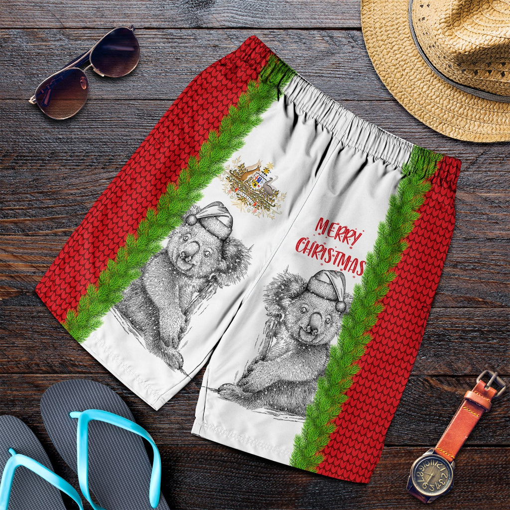 christmas-mens-shorts-merry-christmas-koala
