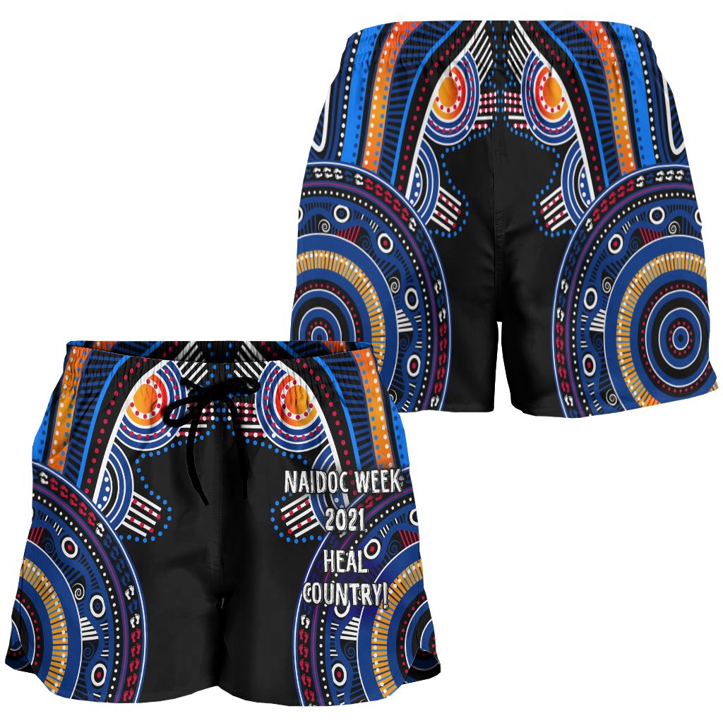 Australia Naidoc Week 2021 Women's Shorts, Heal Country - Vibe Hoodie