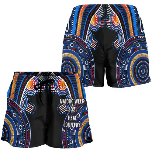 Australia Naidoc Week 2021 Women's Shorts, Heal Country - Vibe Hoodie