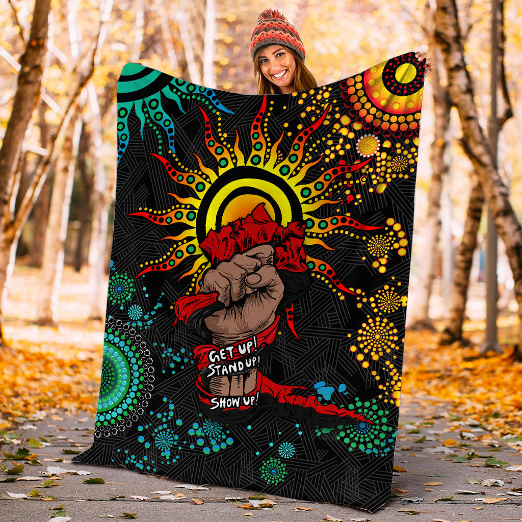 NAIDOC Week 2022 Aboriginal Art Unique Blanket - LT12