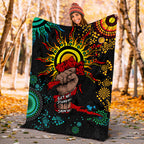 NAIDOC Week 2022 Aboriginal Art Unique Blanket - LT12