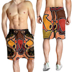men-shorts-aboriginal-snake-with-dot-painting