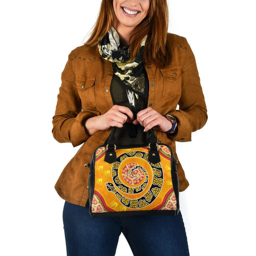sherpa-hoodie-aboriginal-unique-style-snake-orange-color-2021
